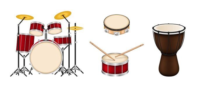 types of drums in a drum set